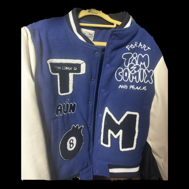 팀코믹스 바시티 자켓(블루)