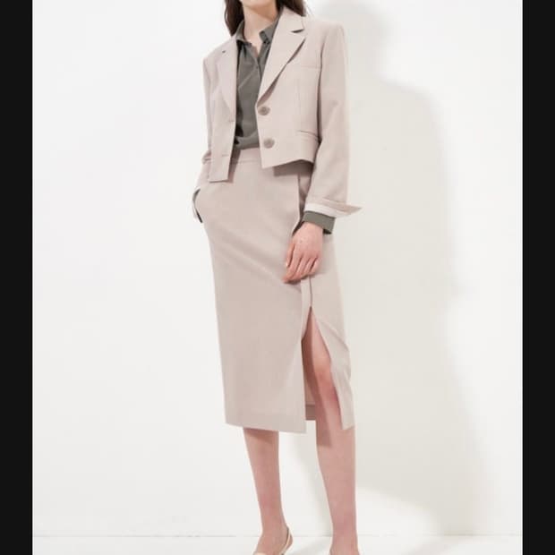 obzee 오브제 크롭 자켓