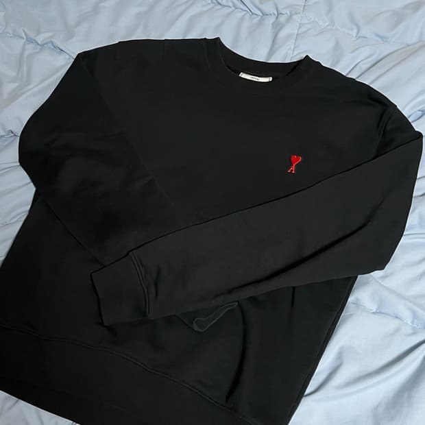 아미 맨투맨 l 블랙 팔아요 !