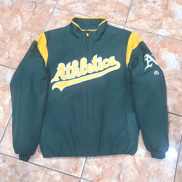 마제스틱 오클랜드 애슬레틱스 야구점퍼