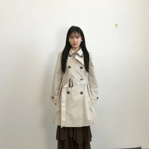 L.L.Bean Double Breasted Trench Coat