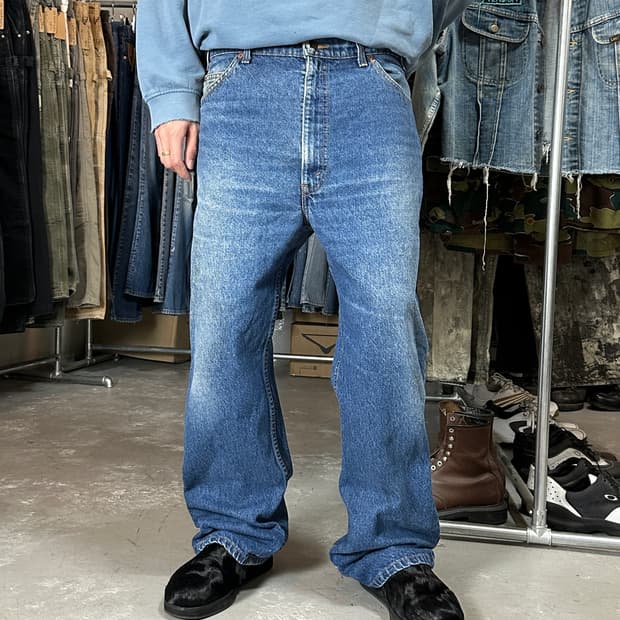 90's USA Made 빈티지 리바이스 517 오렌지탭 부츠컷