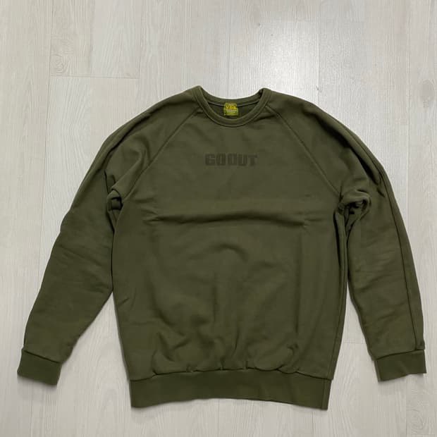 비디알 x 고아웃 100호 기념 스웻셔츠 xl