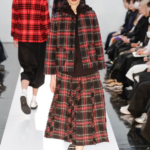 Boucle Pleats Ruffle Belt Skirt