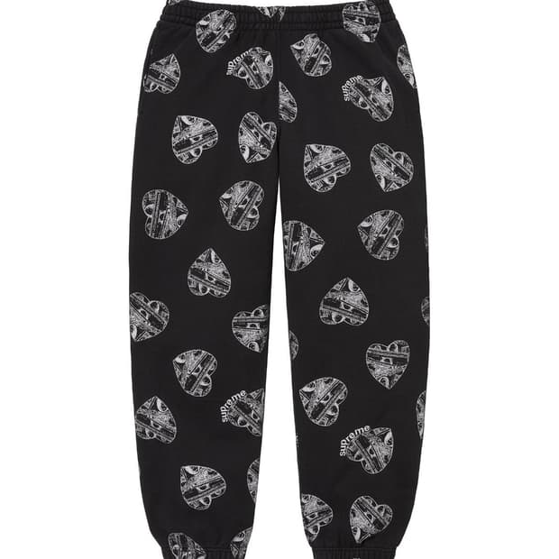 슈프림 하트 스웻팬츠 