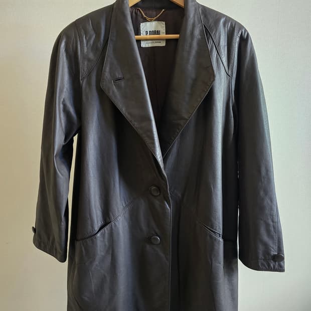 P.DORAL 80s 빈티지 레더 재킷