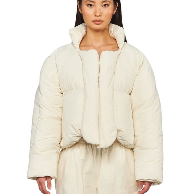 my mum made it 버블 패딩 화이트 S/M