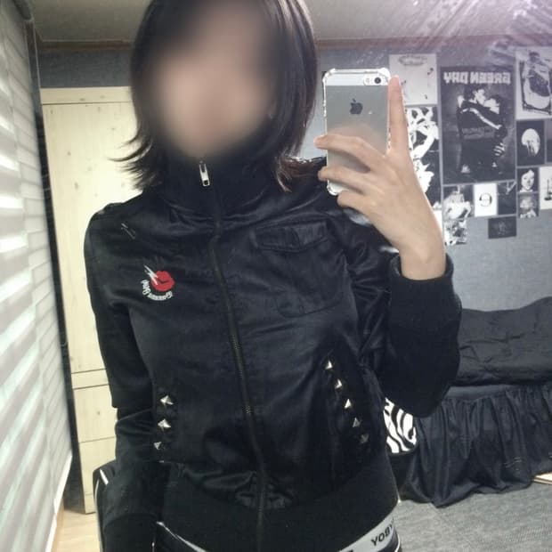스터드 아우터 바이커 자켓 y2k