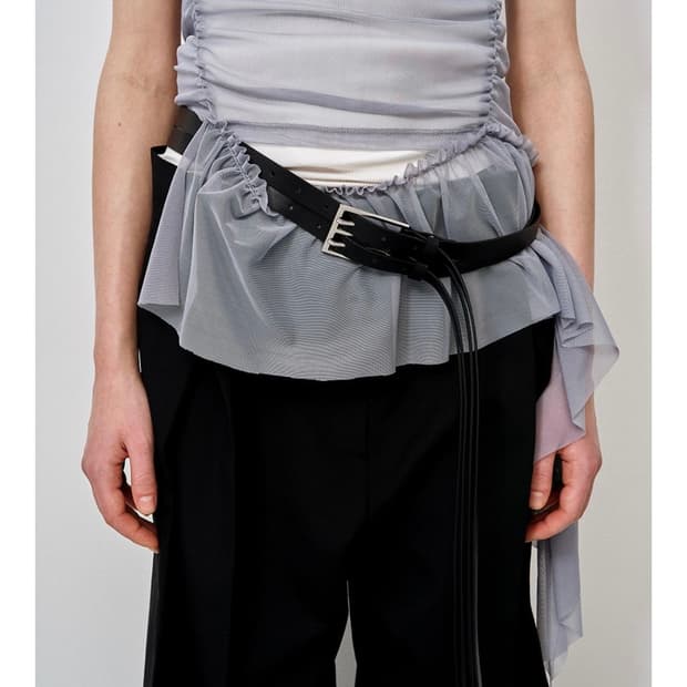 LCDC WESTERN STRAP LEATHER BELT