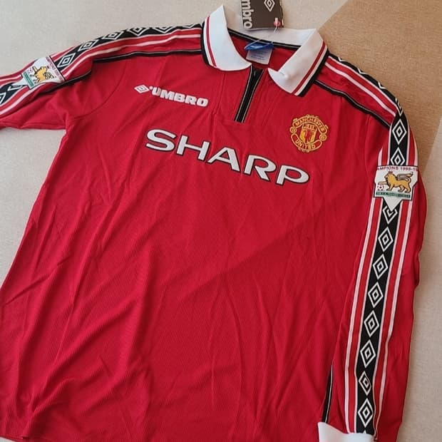 맨유 98 베컴 긴팔 유니폼