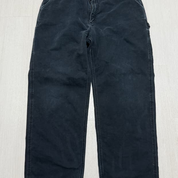 빈티지 칼하트 싱글니 팬츠 블랙색상