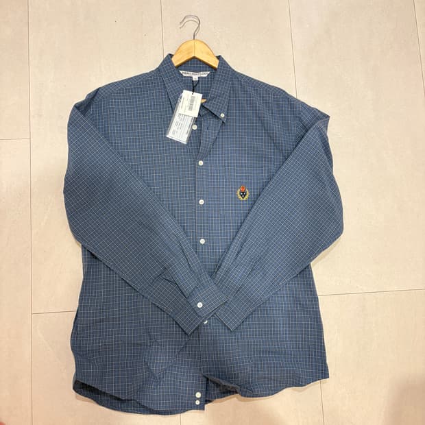 헤리티지플로스 Crest Organic Checked Shirt (L) 