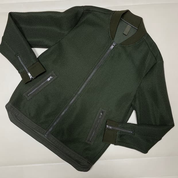 커스텀멜로우 에어메쉬 루즈핏 블루종 