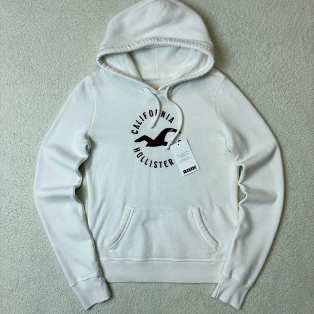 홀리스터 00's Y2K 시그니처 로고 후드티 PN6220