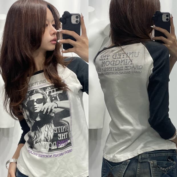 🎸블랙&화이트 나그랑 롱슬리브🎸