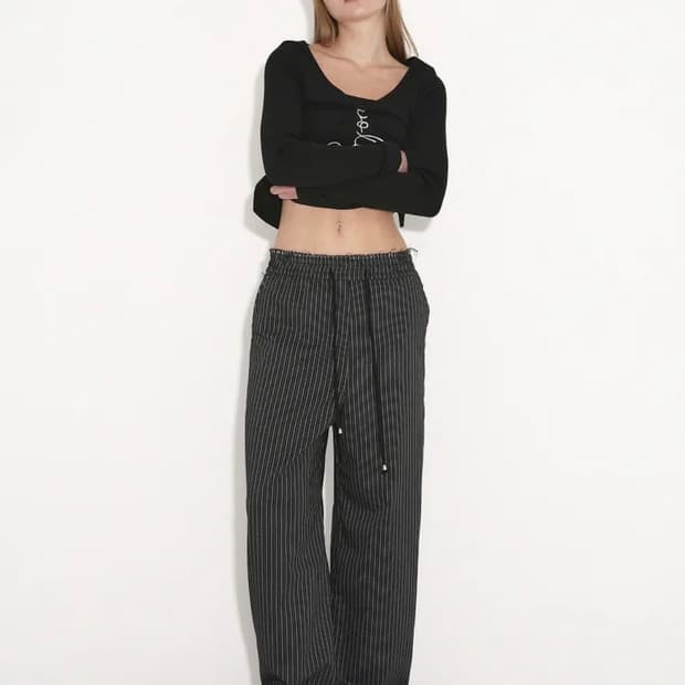 FINAL EFFORTLESS PANTS / BLACK