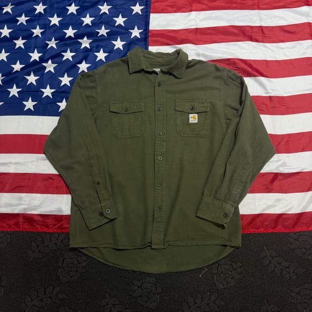 carhartt 칼하트 리메이크 워크 울 셔츠 - no,3