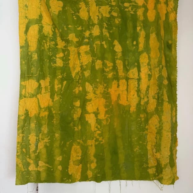 라이트 그린 스카프