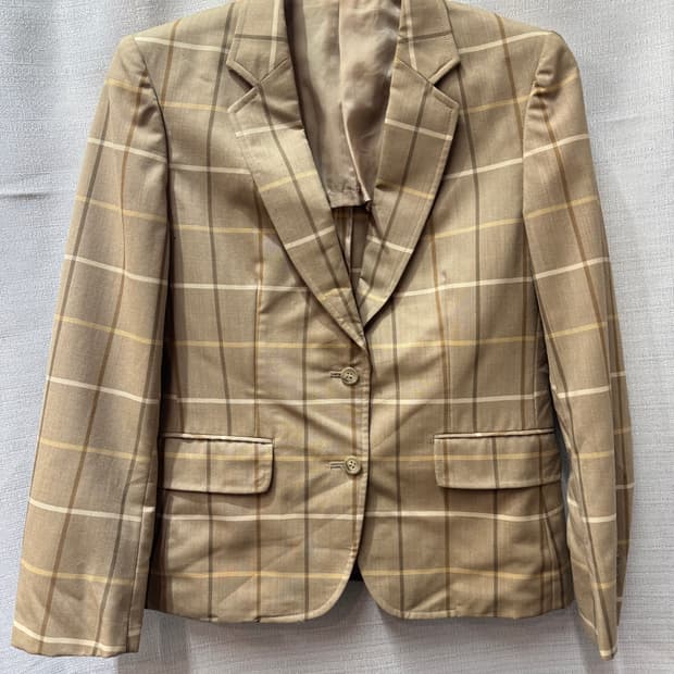 빈티지 버버리 노바체크 블레이저 자켓S