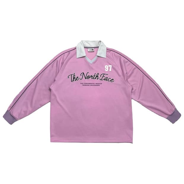 노스페이스 TNF 크루카라 롱슬리브 S