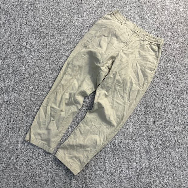 30 무신사스탠다드 코튼 린넨 밴딩 바지 0421J