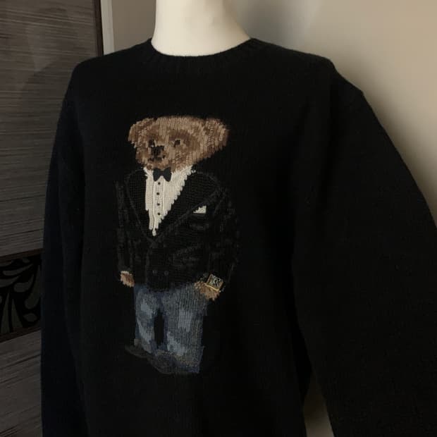 폴로 랄프로렌 베어 니트