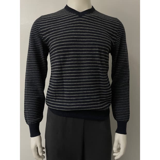 stripe wool knit