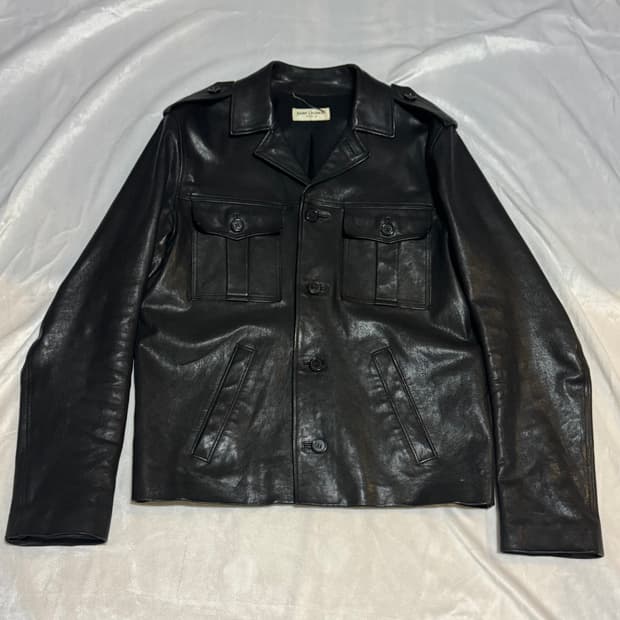 (46) Saint laurent SS15 Officer jacket