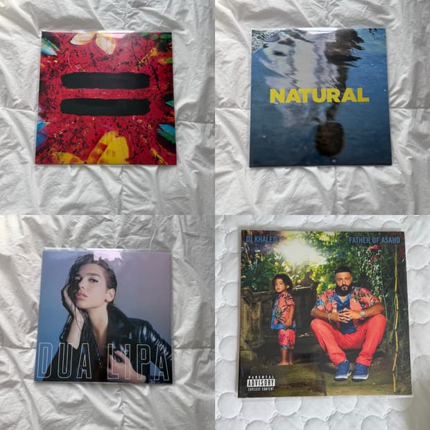 LP 두아리파 에드시런 지소울 DJ 칼리드 한정 바이닐 레코드