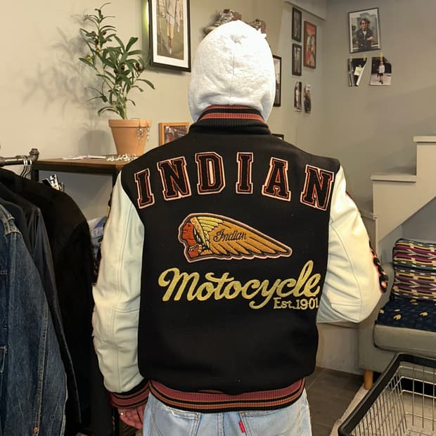 Indian Motorcycle logo patch varsity 