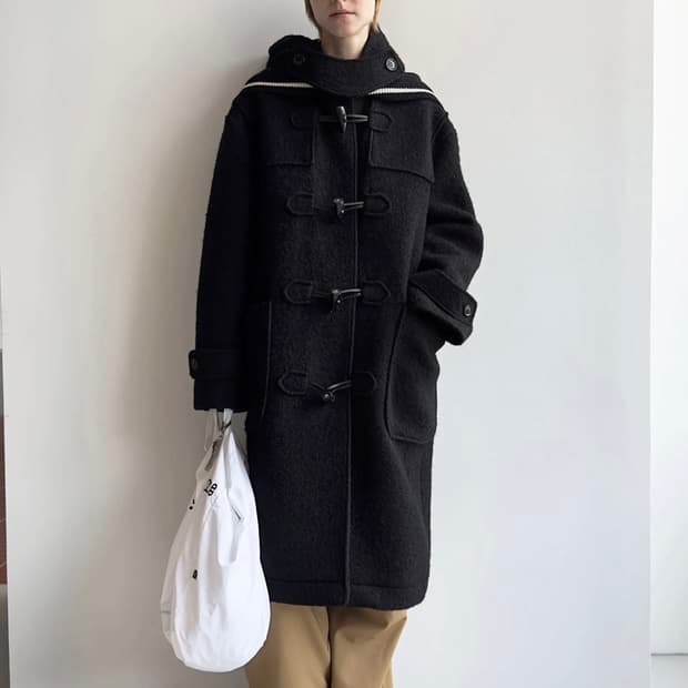 Low Classic DUFFLE COAT_BLACK (원가 70)