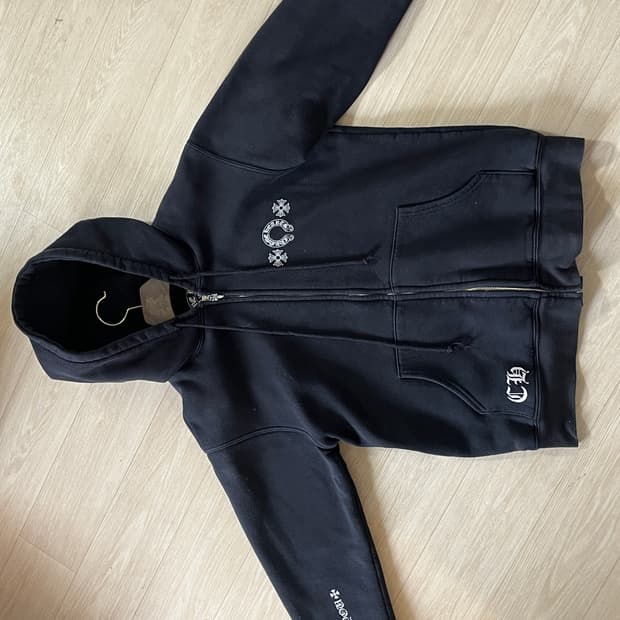 크롬하츠 홀스슈 퍽유 헤비웨이트 후드집업 L