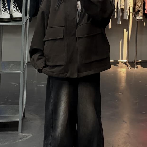 일꼬르소 유일리티 블루종 자켓 A3659