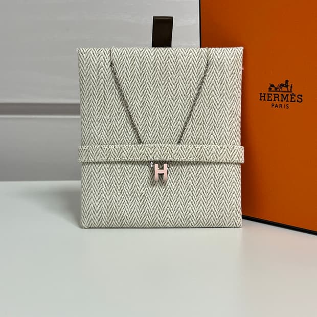 [정품] 새상품급 / 에르메스 팝아슈 미니 목걸이 핑크