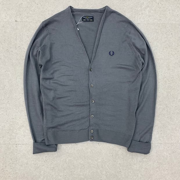 Fred perry 프레드페리 울 니트가디건