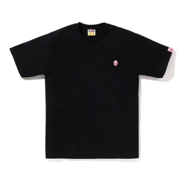 베이프 원포인트 반팔 카모핑크 xs