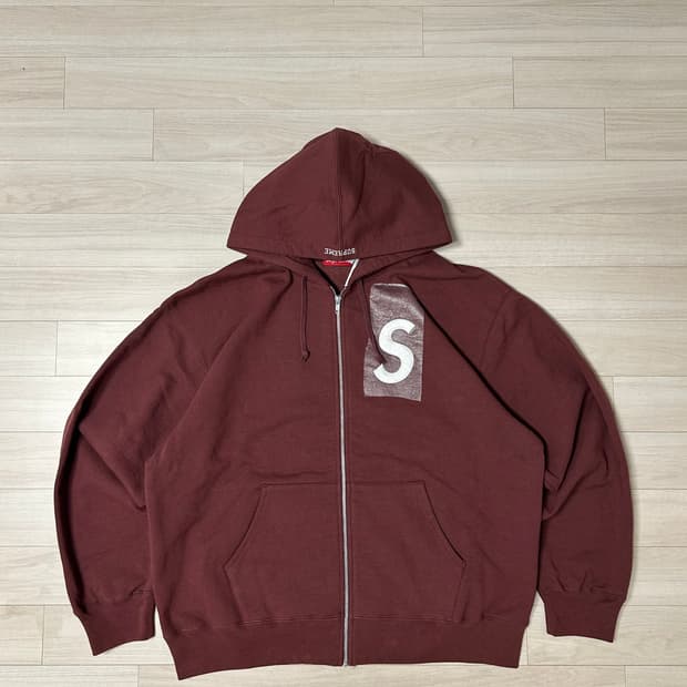 (XL) 슈프림 s로고 후드 집업 -24fw