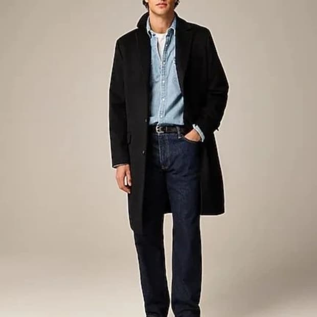 제이크루 100% 울/캐시미어 코트 105