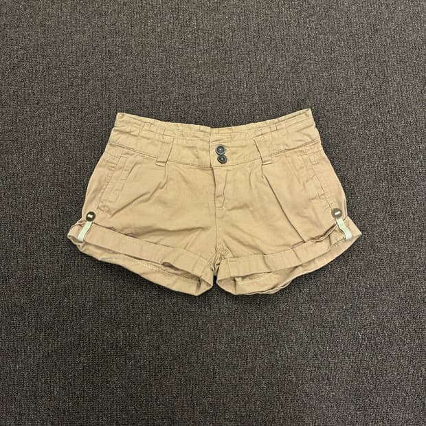 M)Ingni 빈티지 여성 베이지 숏팬츠(이염)