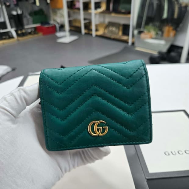 [정품]구찌 마몬트 GG 중지갑