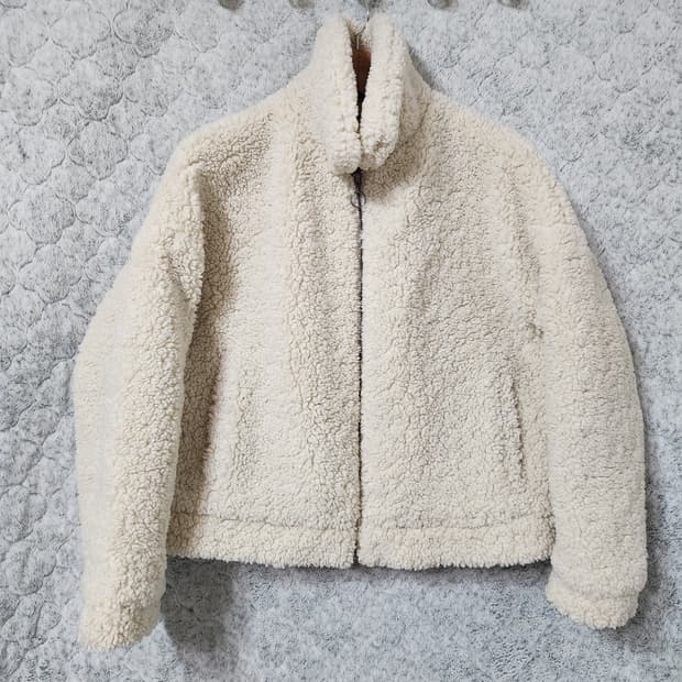 H338 [M] 자라 여성 뽀글이 점퍼
