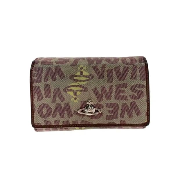 비비안 웨스트우드 캔버스 오브 지갑