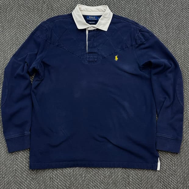 폴로 랄프로렌 네이비 럭비 티셔츠