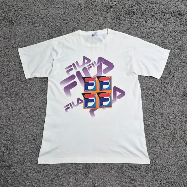 fila 휠라 90s made in usa 미국 반팔 티셔츠 빈티지 