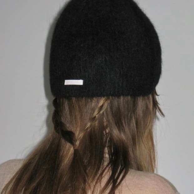 로우클래식 SOFT ALPACA BEANIE BLACK