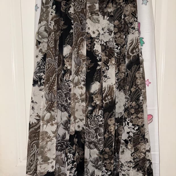 빈티지 그런지 모리 페어리 미디 스커트