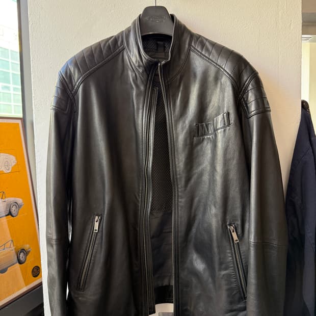 L'UOMO 양가죽 가죽 자켓 110