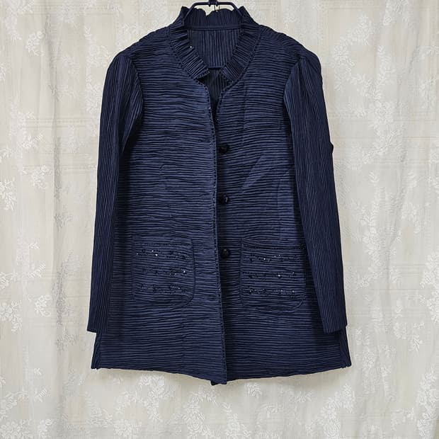 플리츠 주름 자켓 