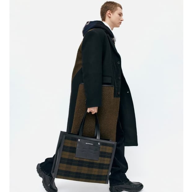 앤더슨벨 카키 블랙 라이너스 토트백 가방 토트백
