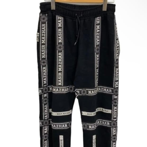 나시르 마자르 로고 테이프 바지